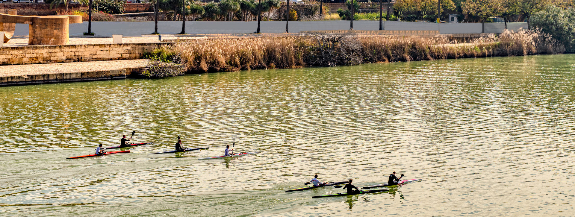 Kayak por el río Guadalquivir