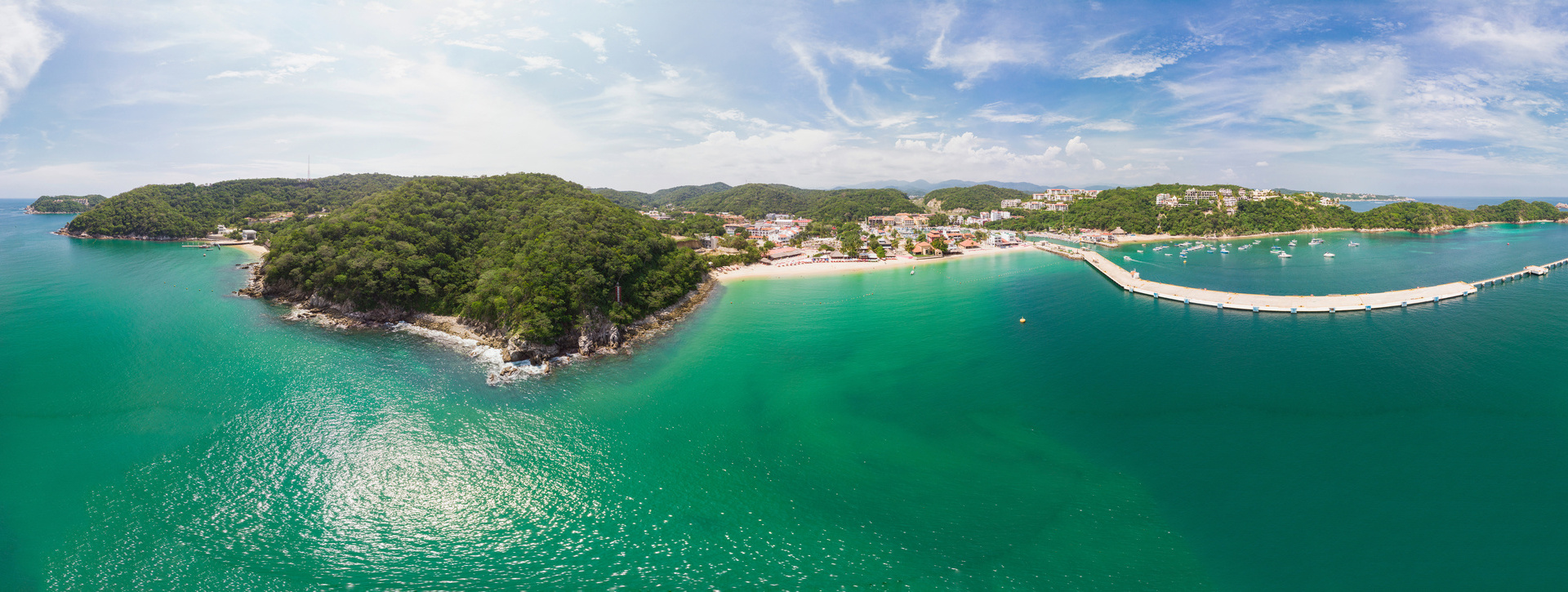 Tour privado en lancha por la bahía de Huatulco